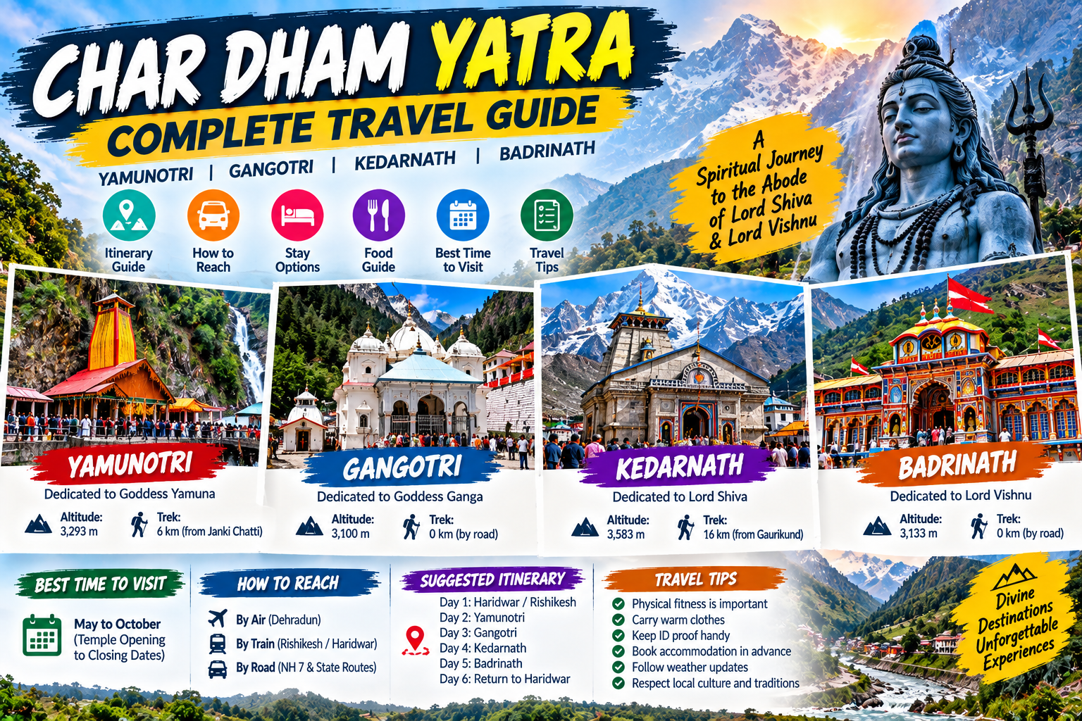 Char Dham Yatra Complete Travel Guide