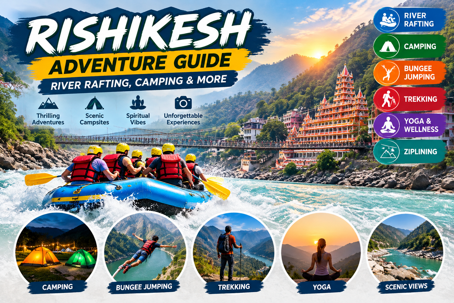 Rishikesh Adventure Guide: River Rafting, Camping & More