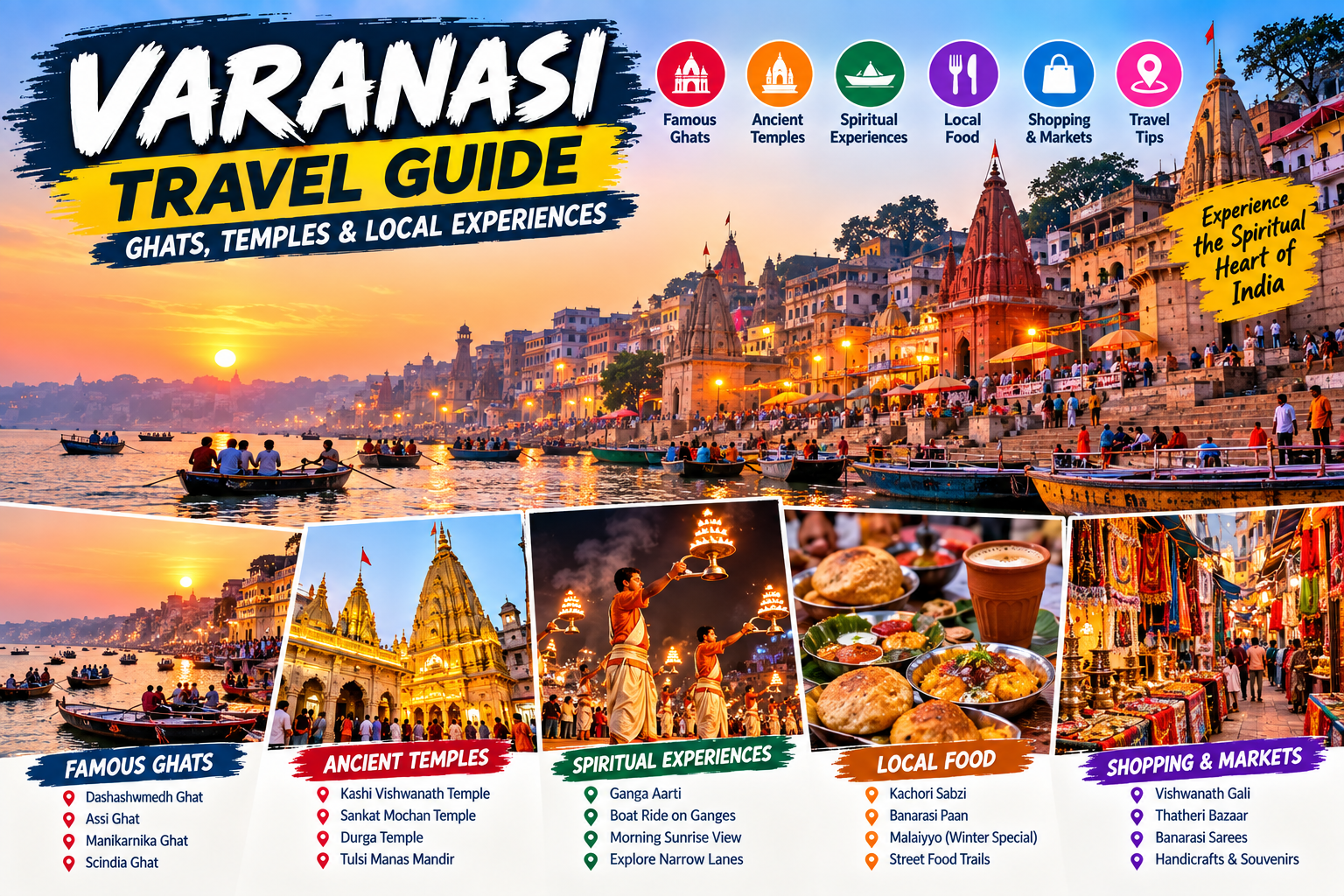 Varanasi Travel Guide: Ghats, Temples & Local Experiences